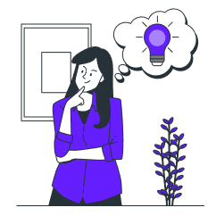 Woman thinking